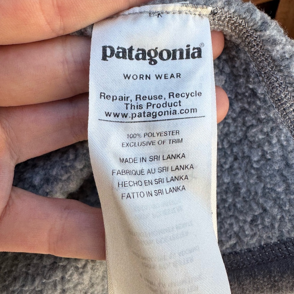 Men’s Patagonia Better Sweater Fleece Vest Size Small - Picture 7 of 8